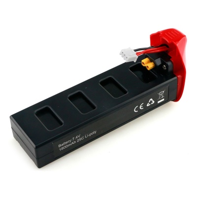 Аккумулятор MJX Li-Po 7.4V 1800 mAh 25C Red - B2W012