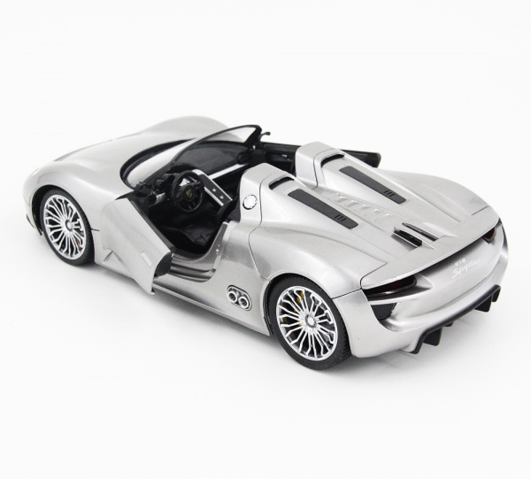 Радиоуправляемая машина Porsche 918 Spider Silver 1:14 - 2246J-S