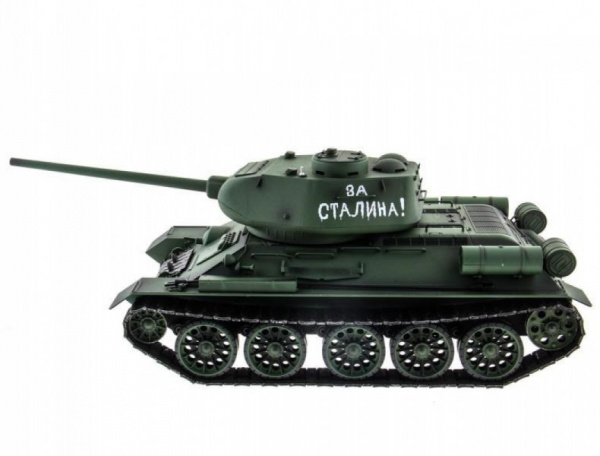 Радиоуправляемый танк Heng Long Russia T34-85 UpgA V7.0 масштаб 1:16 2.4G - 3909-1-UpgA-V7