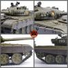 Радиоуправляемый танк Heng Long Russian T-72 1:16 (ИК+Пневмо) 2.4G - 3939-1 V6.0