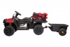 Детский электромобиль Bettyma квадроцикл с прицепом 2WD 12V - BDM0926-RED