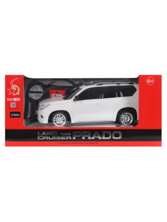 Радиоуправляемая машина Toyota Land Cruiser Prado White 1:24 - 1055