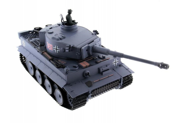 Радиоуправляемый танк HL Tiger / Тигр Li-Ion с дымом 1:16 2.4G - HL-3818-1
