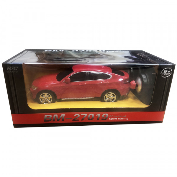 Радиоуправляемая машина BMW X6 Red 1:24 - 27019-R