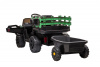 Детский электромобиль Bettyma квадроцикл с прицепом 2WD 12V - BDM0926-GREEN