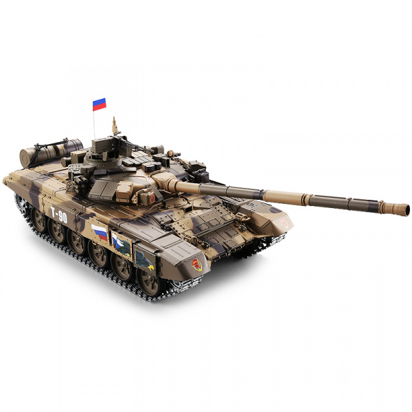 Радиоуправляемый танк Heng Long T90 Pro Russia 1:16 (ИК+Пневмо) 2.4G - 3938-1PRO-MS V6.0