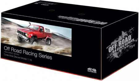 Радиоуправляемая машина WPL пикап Hilux (красный) 4WD 2.4G 1:16 RTR - WPLC-14R-RED