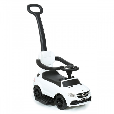 Толокар с ручкой Mercedes-Benz AMG GLE63 White - 3288