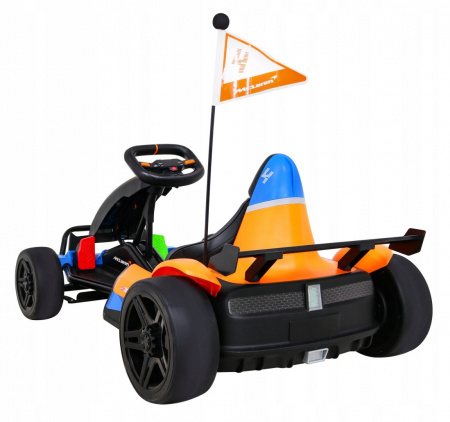 Детский электромобиль дрифт картинг Mclaren (лицензия, 12 км/ч, 24V) - BDM0930