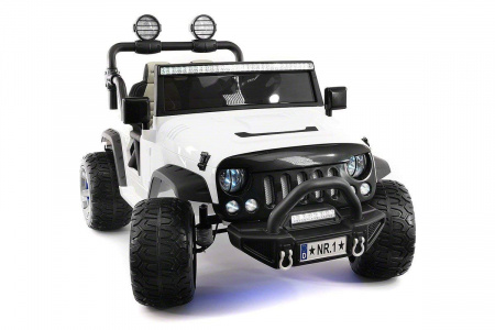 Электромобиль Jeep Wrangler White 4WD - SX1718-A