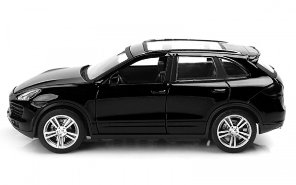 Металлическая модель Porsche Cayenne Black (музыка, свет, инерция) 1:32 - 25058С