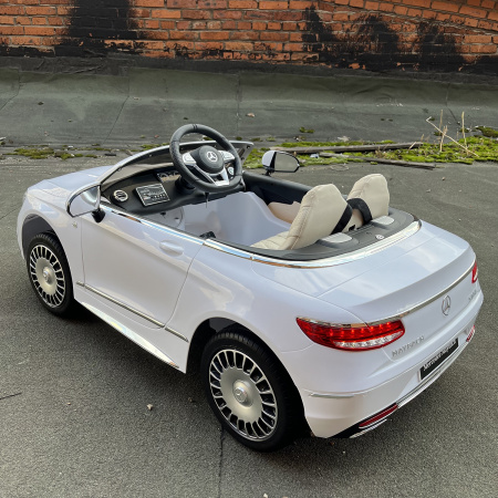 Детский электромобиль Mercedes-Maybach S650 Cabriolet - ZB188-WHITE