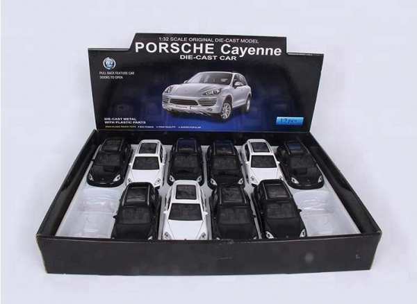 Металлическая модель Porsche Cayenne Red (музыка, свет, инерция) 1:32 - 25058С
