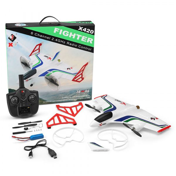 Радиоуправляемый самолет WL Toys X420 VTOL RTF 2.4G - X420