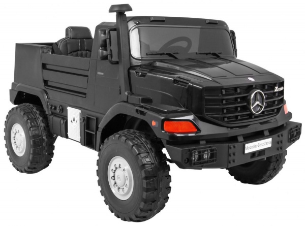 Детский электромобиль грузовик Mercedes-Benz Zetros Black 2WD - BDM0916