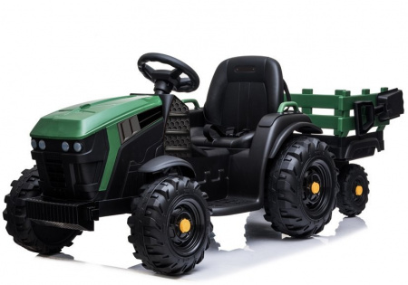 Детский электромобиль Bettyma трактор с прицепом 2WD 12V - BDM0925-GREEN