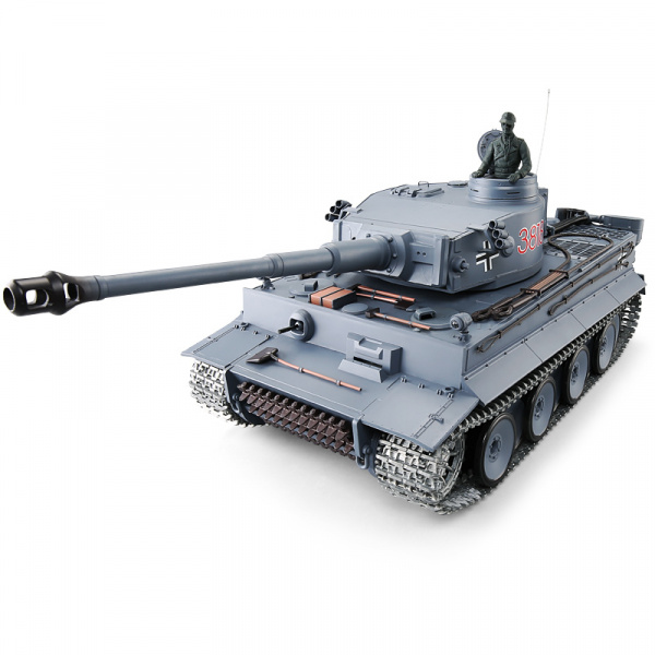 Радиоуправляемый танк Heng Long German Tiger PRO 1:16 (ИК+Пневмо) 2.4G - 3818-1PRO-MS V6.0