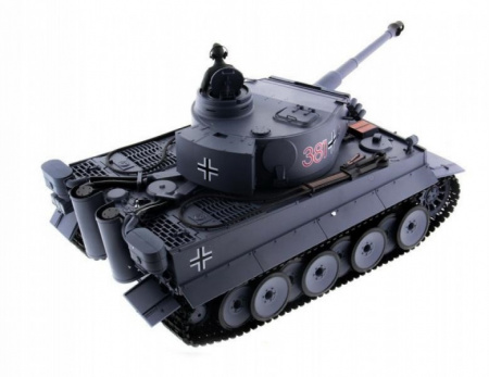 Радиоуправляемый танк Heng Long German Tiger 1:16 (ИК+Пневмо) 2.4G - 3818-1 V6.0