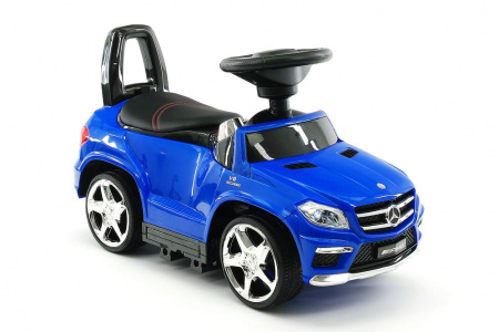 Детский электромобиль - каталка Mercedes GL63 AMG Blue LUXURY - SX1578H