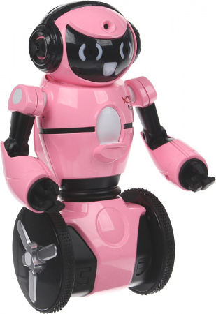 Розовый робот WL toys F4 c WiFi FPV камерой, управление через APP - WLT-F4-PINK
