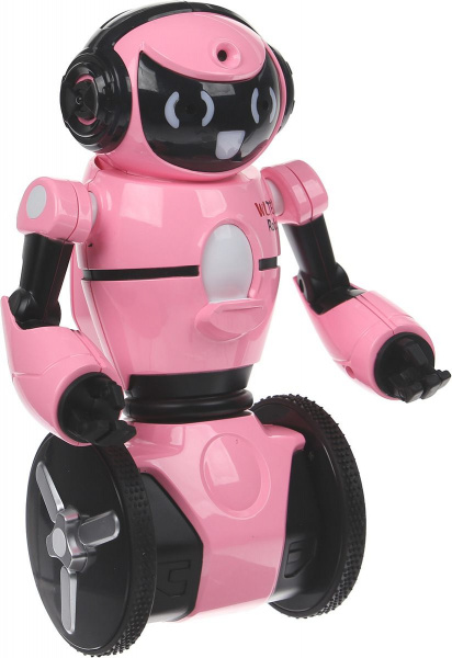 Розовый робот WL toys F4 c WiFi FPV камерой, управление через APP - WLT-F4-PINK