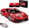 Конструктор CADA Ferrari 488 (3187  деталей, пульт, электропривод) - C61042W