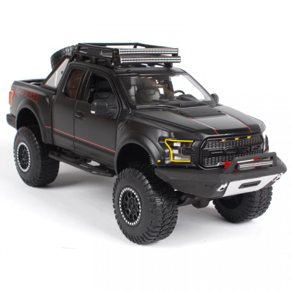 Металлическая модель Maisto Ford F-150 Partor Pickup Black 2017 1:24 - 32520