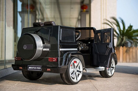Радиоуправляемый детский электромобиль Mercedes Benz G55 Luxury Black 12V 2.4G - DMD-178-LUX