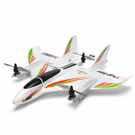 Радиоуправляемый самолет X450 VTOL 3D6G (вертикальный взлёт) 6CH EPO RTF 2.4G - XK-X450