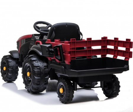 Детский электромобиль Bettyma трактор с прицепом 2WD 12V - BDM0925-RED