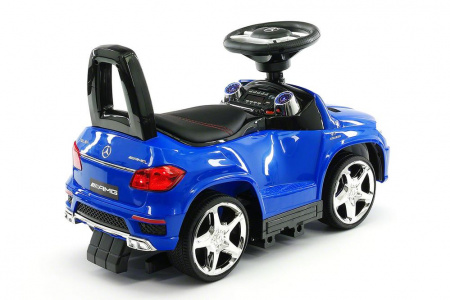 Детский электромобиль - каталка Mercedes GL63 AMG Blue LUXURY - SX1578H