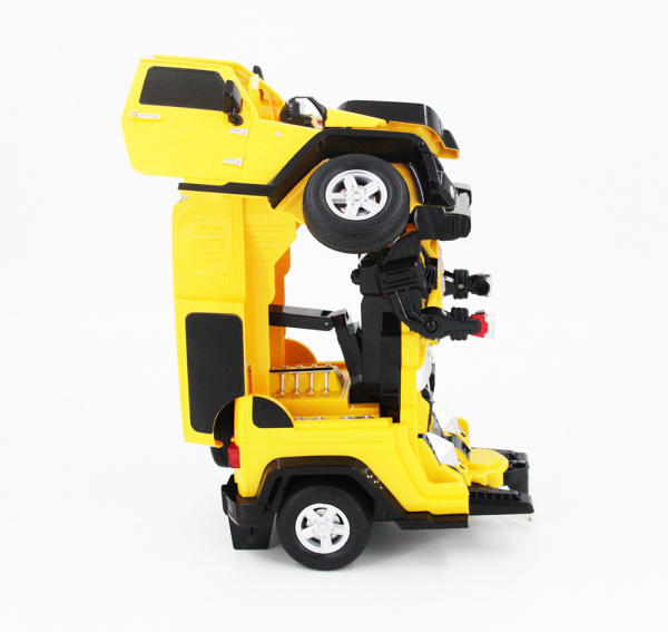 Радиоуправляемый робот трансформер Jeep Rubicon Yellow 1:14 - 2329PF