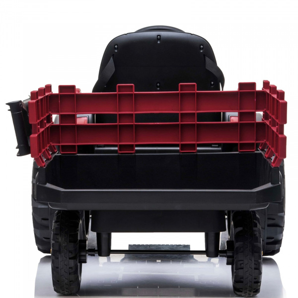 Детский электромобиль Bettyma трактор с прицепом 2WD 12V - BDM0925-RED