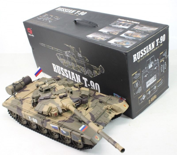 Радиоуправляемый танк Heng Long T90 Russia масштаб 1:16 RTR 2.4G - 3938-1