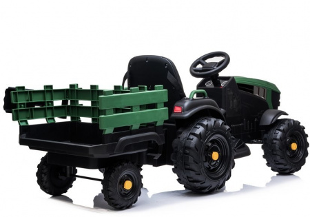 Детский электромобиль Bettyma трактор с прицепом 2WD 12V - BDM0925-GREEN