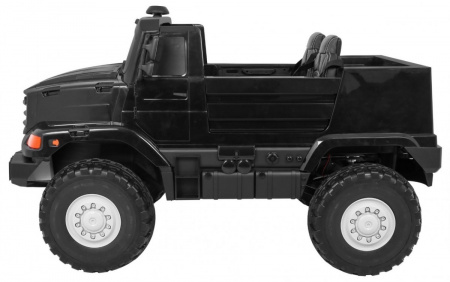Детский электромобиль грузовик Mercedes-Benz Zetros Black 2WD - BDM0916