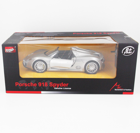 Радиоуправляемая машина Porsche 918 Spider Silver 1:14 - 2246J-S