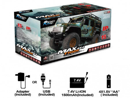 Радиоуправляемый краулер Huang Bo 4WD 1:10 RTR 2.4G - HB-ZP1001