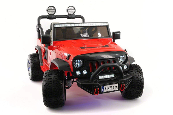 Электромобиль Jeep Wrangler Red 4WD - SX1718-A