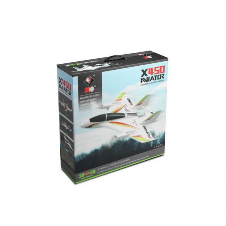 Радиоуправляемый самолет X450 VTOL 3D6G (вертикальный взлёт) 6CH EPO RTF 2.4G - XK-X450