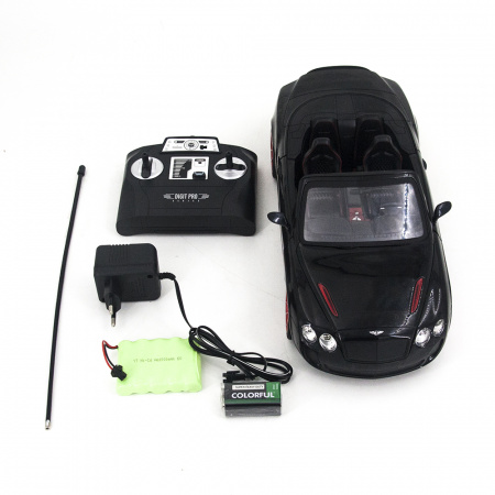 Радиоуправляемая машина MZ Bentley Continental GT Supersport ISR 2011 Black 1:14, открываюся двери и капот - MZ-2249J-BL