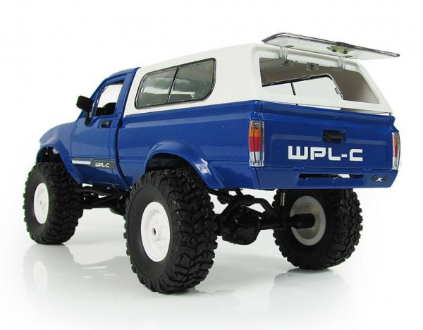 Радиоуправляемая машина WPL пикап Hilux (синий) 4WD 2.4G 1:16 RTR - WPLC-24R-BLUE